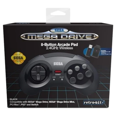 Imagen de Retro Bit SEGA Saturn USB Pad Gris