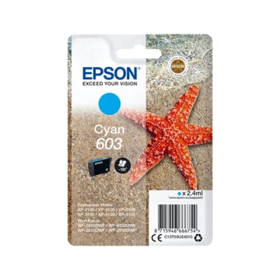 Imagen de Cartucho de tinta Epson 603 Cian, 2.4 ml