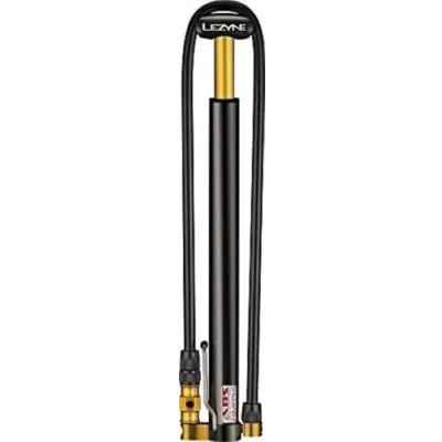 Imagen de LEZYNE Minipumpe CNC Micro Floor Drive HP, Schwarz glänzend 160psi, 30, 0cm, 1 mp mfdr v204hp Mini Bomba, Unisex, Negro, High Pressure