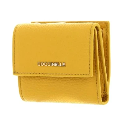 Imagen de Coccinelle Metallic SOFT Monedero, Mujer, Talla: One Size, Yellow