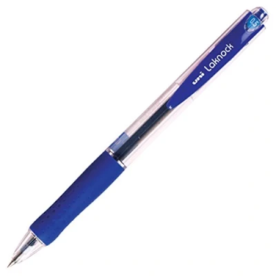 Imagen de Bolígrafo Uni de 0,5 mm Grip LAKNOCK SN 100, tinta azul, mango 3 uds.