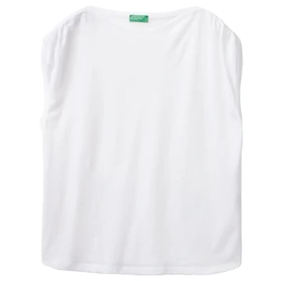 Imagen de United Colors of Benetton T Shirt 3p7xd1079 Camiseta, Color Blanco, M Mujeres