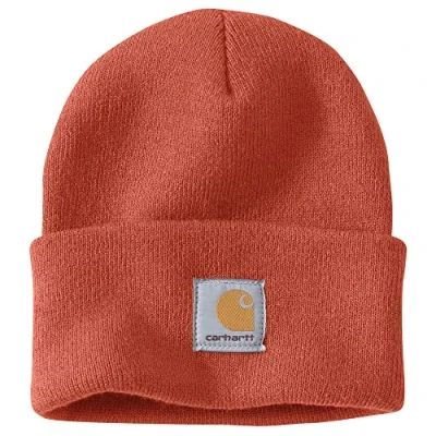 Imagen de Carhartt Gorro de punto acrílico para hombre, Desert Orange, Talla única