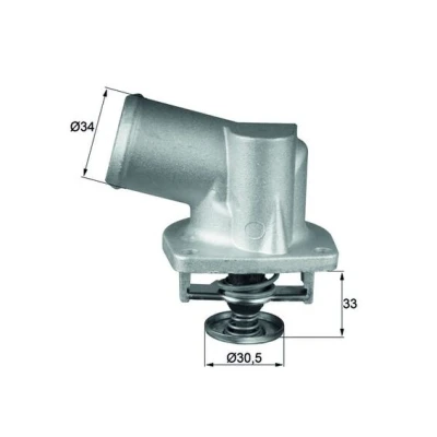 Imagen de MAHLE ORIGINAL TI 132 92D Termostato, refrigerante 92 con junta OPEL: Vectra B Berlina, Astra F CC, Corsa Hatchback