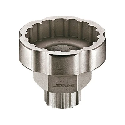 Imagen de LEZYNE Exte BTM Bracket casset Tool Llave Externa Pedalier Y Piñon, Adultos Unisex, Silber