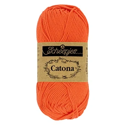 Imagen de Scheepjes 189 Real Naranja Catona Hilo 10x10g