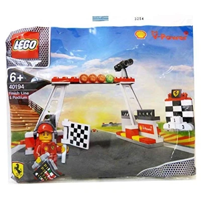 Imagen de 40194 LEGO Shell V Power Ferrari Exclusive Sealed by Línea de meta y Podium bolsa polietileno