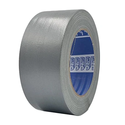 Imagen de ACIT cinta de tela súper 50 mm x 25 M, reforzada, Duct Tape, americana: reparaciones, fijación y embalaje alta estanqueidad (Gris)