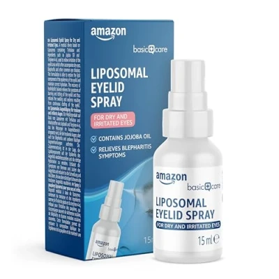 Imagen de Amazon Basic Care Spray liposomal para ojos secos e irritados, 15ml