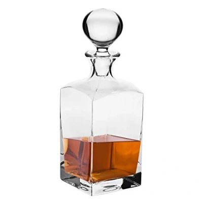 Imagen de Krosno Decantador Jarra de Whisky 1000 ML Caro Collection Perfectos para Uso en Casa, Restaurante y Fiestas