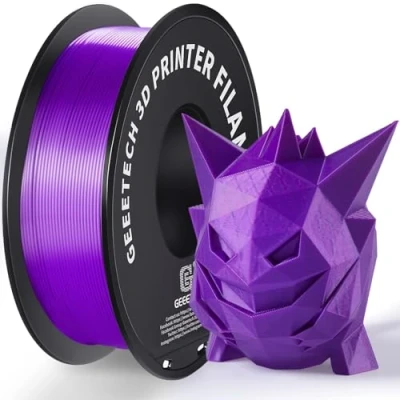 Imagen de GEEETECH Filamento PLA 1.75mm para impresión 3D, 1kg Spool, PÚRPURA
