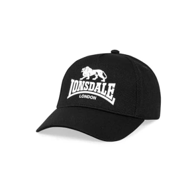 Imagen de Lonsdale BECKBURY Gorra, Blanco/Negro, Talla única para Hombre