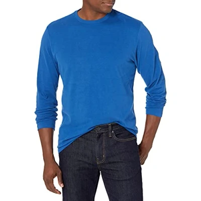 Imagen de Amazon Essentials Camiseta de Manga Larga Ajuste Normal Hombre, Azul Brillante, XL