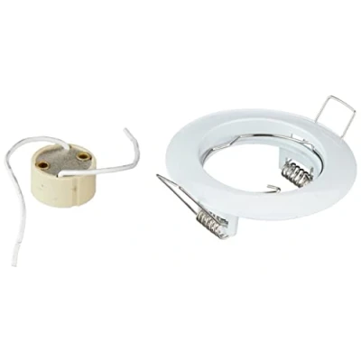 Imagen de Aro ZAMK fijo redondo blanco (PVC)
