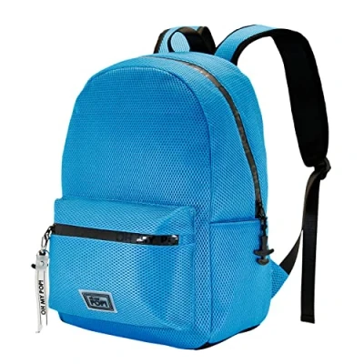 Imagen de Oh My Pop! Cyan Neon Mochila Mesh, Azul, 30 x 44 cm, Capacidad 19.5 L