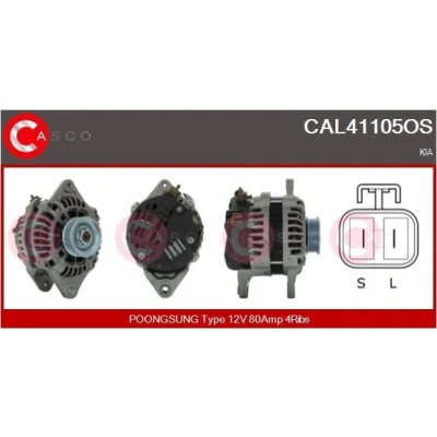 Imagen de SANDO 2035117.0 Alternador 12V 65A MITSUBISHI: PAJERO 2, 1, L300 / Delica III Bus