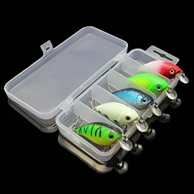 Imagen de Señuelos de pesca 5 colores OriGlam, 7,5 cm, pequeños