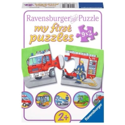 Imagen de Ravensburger Mi Primer Puzzle: Vehículos para Trabajar, 2 Piezas (07332 0)