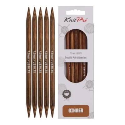 Imagen de KnitPro Agujas de Tejer, Madera, Colores Variados, 7 mm