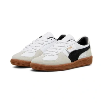 Imagen de Puma Palermo JR Unisex Zapatillas para niños, Talla: 38.5, White/vapor gray Zapatos