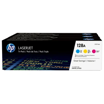 Imagen de Tóner Pack 3 Colores (cmy) Hp 128a Cf371am