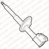 Imagen de DELPHI DG7910 amortiguador Eje delantero Presión de gas Bitubular Columna FORD: FIESTA 3