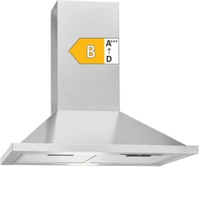 Imagen de Bomann DU 652.1 IX Campana extractora (60 cm, recirculación o salida de aire, iluminación LED, 338,6 m3/h, acero inoxidable)