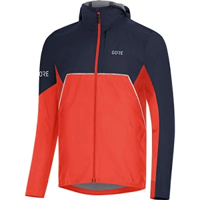Imagen de Gore WEAR R7 GTX I Kapuzenjacke Chaqueta de Running con Capucha Partial Tex INFINIUM, Hombre, Azul(Fireball/Orbit Blue), M