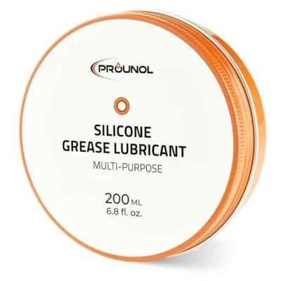 Imagen de 100% grasa de silicona PROUNOL, (crema) dieléctrica uso general, caucho HT impermeable. 200 ml