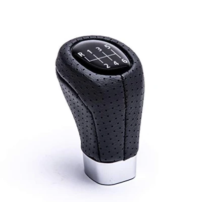 Imagen de SFONIA Coche Pomo Palanca de Cambios Stick Head Shifter E34 E36 E38 E39 E46 E53 E60 E61 E63 E64 E83 E90 E91 E92 E93 3 Series 5 X1 X3 X5 (6 Velocidades)