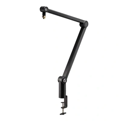 Imagen de micrófono Logitech G Compass, Brazo de premium, Giro 360, Micrófonos y suspensiones antivibraciones mediante roscas ⅜&quot; ⅝&quot;, Negro