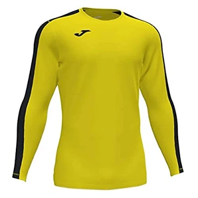 Imagen de Joma Academy Camiseta Juego Manga Larga, Niños, Amarillo Negro, 8XS 7XS