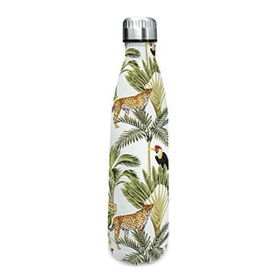 Imagen de NERTHUS FIH 603 Botella térmica Acero Inoxidable, 750 ml, Palmas