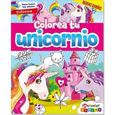 Imagen de COLOREA TU UNICORNIO 05 (MEGASTAR JUNIOR)