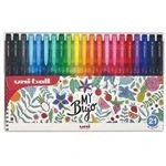 Imagen de Uni ball Roller tinta gel Signo RT1 UMN 155N. Estuche 21 colores