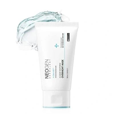 Imagen de DERMALOGY by NEOGENLAB A Clear Soothing Overnight Mask 3.38 oz (100ml) Mascarilla calmante para dormir, piel muerta y control de sebo con ácido salicílico, árbol té, centella asiática