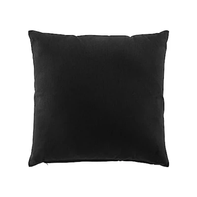 Imagen de Douceur d&#039;Intérieur Twily Cojín, con Funda extraíble, 45 x cm, Negro, algodón y poliéster Reciclado