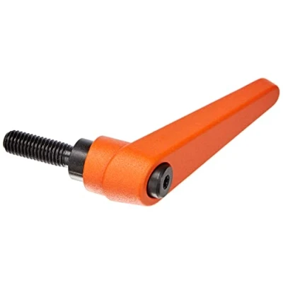 Imagen de Halder 24400.0351 Palancas de sujeción Ajustables, Naranja, d1=18 mm / d2=M8 l1=25
