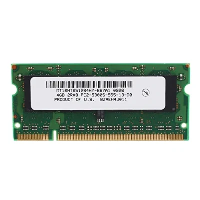 Imagen de Fuhoghto 4 GB DDR2 Laptop Ram 667 MHz PC2 5300 SODIMM 2RX8 200 para memoria de portátil AMD