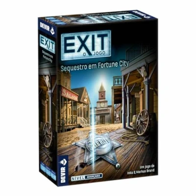 Imagen de Devir BGEXIT25PT Exit: Secuestro en Fortune City, Juego de Mesa, Escape Room, Portugués