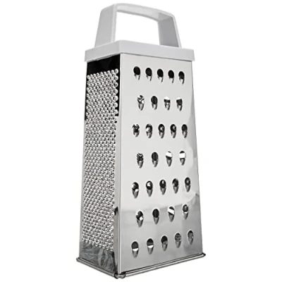 Imagen de Ibili RALLADOR Cuatro Caras 20 CMS, Stainless Steel, Blanco Y Plateado, 10 cm