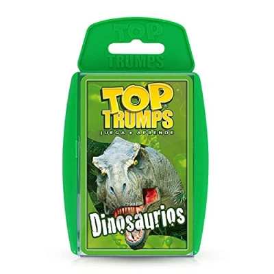 Imagen de Top Trumps Cards Dinosaurios Cartas Españolas, Juegos De Adultos, Para Niños, Trivia, Desde 6 Años, 2+ Jugadores