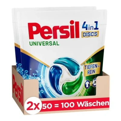 Imagen de Persil detergente universal de limpieza profunda 4 en 1 (100 lavados), con tecnología profunda, completo para ropa pura y frescura higiénica la máquina