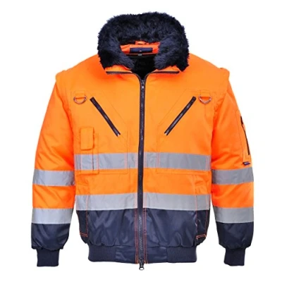 Imagen de Portwest Cazadora 3 En 1 De Alta Visibilidad, Tamaño: 4XL, Color: Naranja/Marino, PJ50ONR4XL