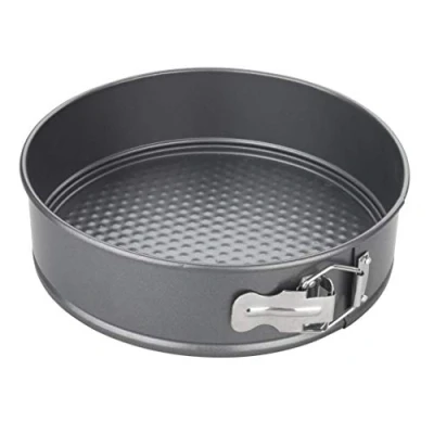 Imagen de Chef Aid molde para tartas antiadherente con forma desmontable, sistema de liberación rápida su tartas, 19 cms diámetro interno, 20,5 externo cierre incluido