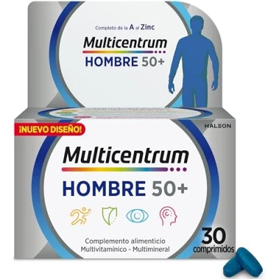 Imagen de Multicentrum Hombre 50+ 30 Comprimidos