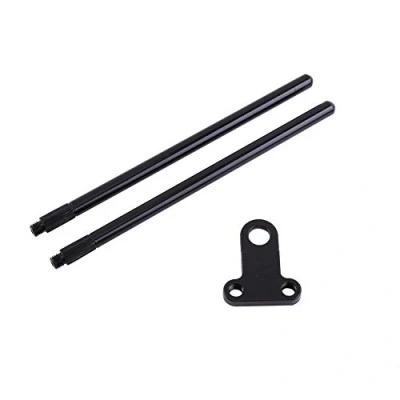Imagen de Pesca Snag Bar Orejas,Snag Ears Alarma de Mordida Aleación Aluminio Gancho Barra Orejeras Conector Caña Pescar a Prueba Viento para Carpa Pesca,Negro