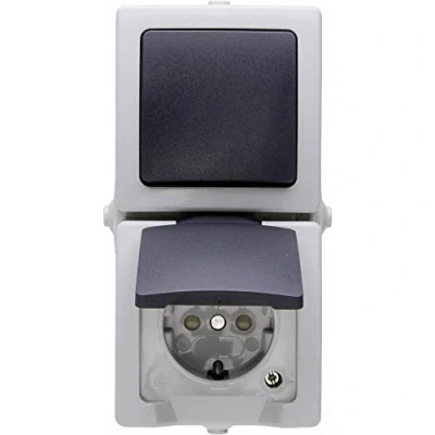 Imagen de Kopp 138556008 Caja de Enchufe, Color: Gris