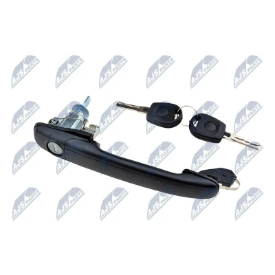 Imagen de NTY EZC VW 114 Manecilla de Puerta Delante, derecha, izquierda con cilindro cierre, llave negro SEAT: Alhambra I, VOLKSWAGEN: Sharan I