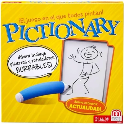 Imagen de Mattel Games Pictionary, Juego de Mesa para Dibujar +8 años, versión español (DKD51)